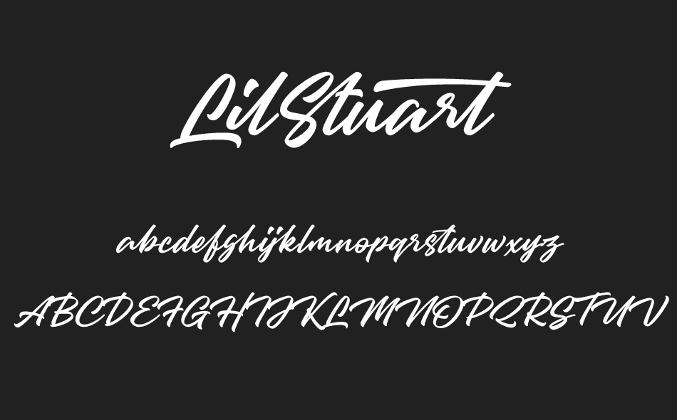 Lil Stuart font