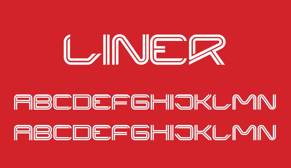 Liner font