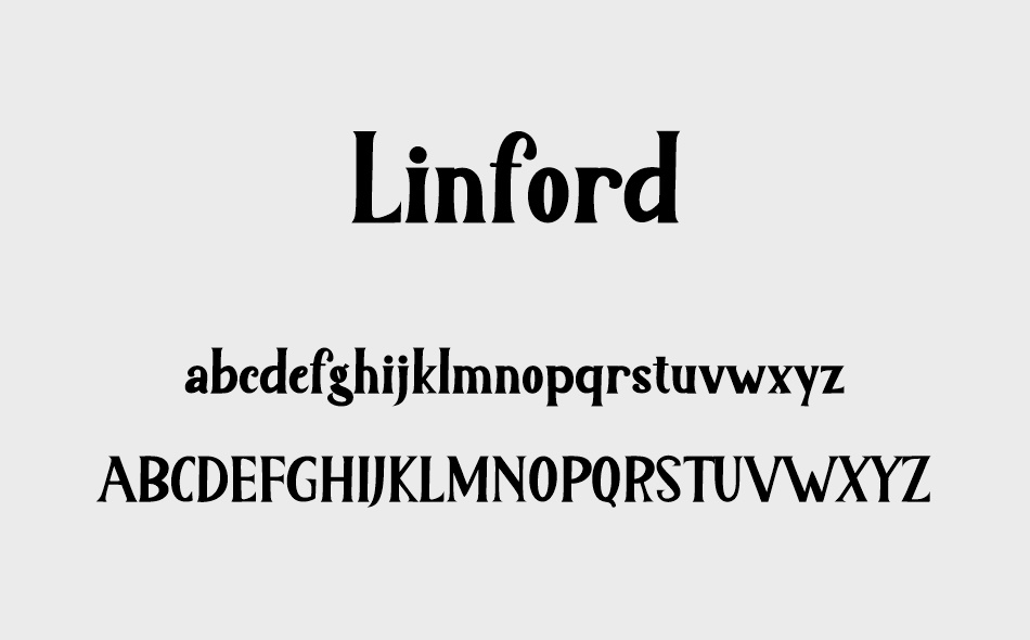 Linford font