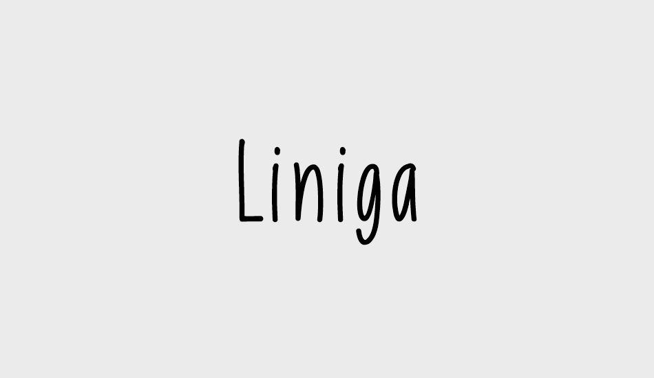 Liniga font big