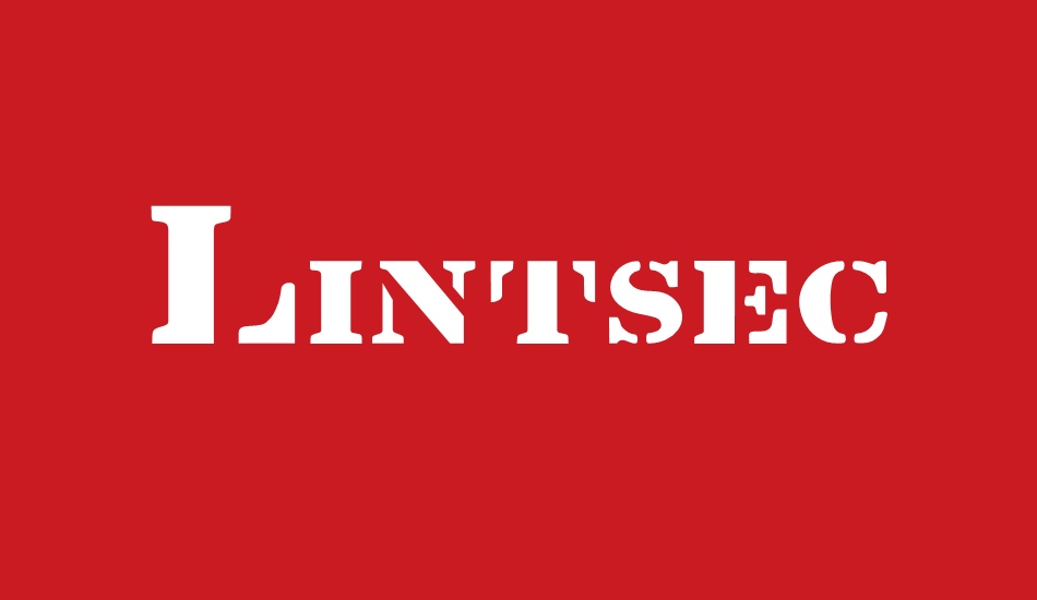 Lintsec font big