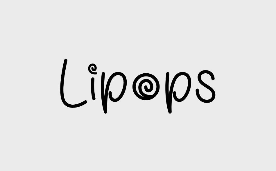 Lipops font big