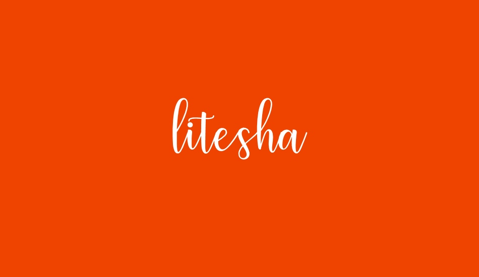 litesha font big