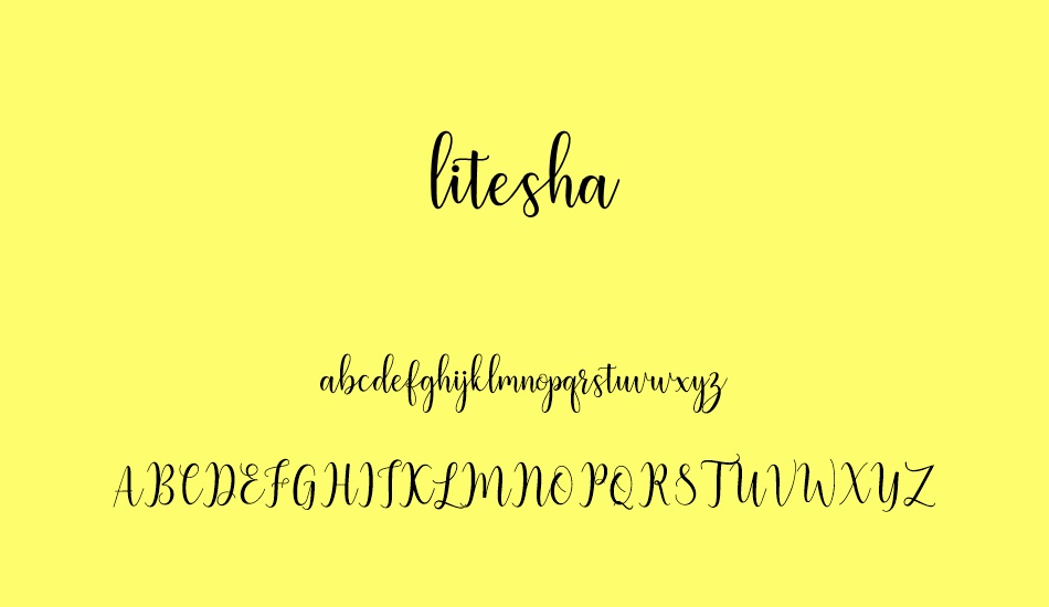 litesha font