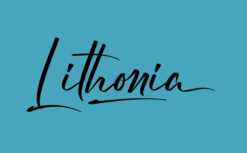 Lithonia font big