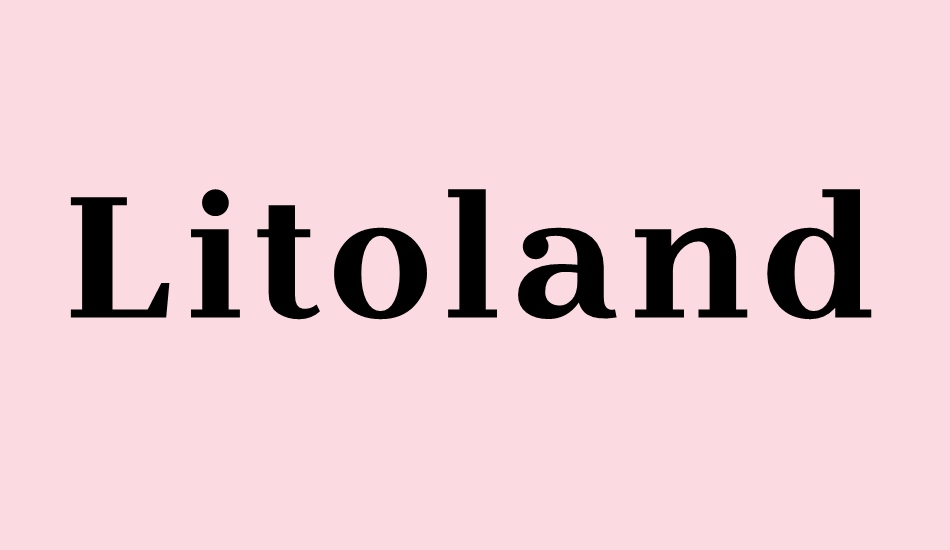 Litoland font big