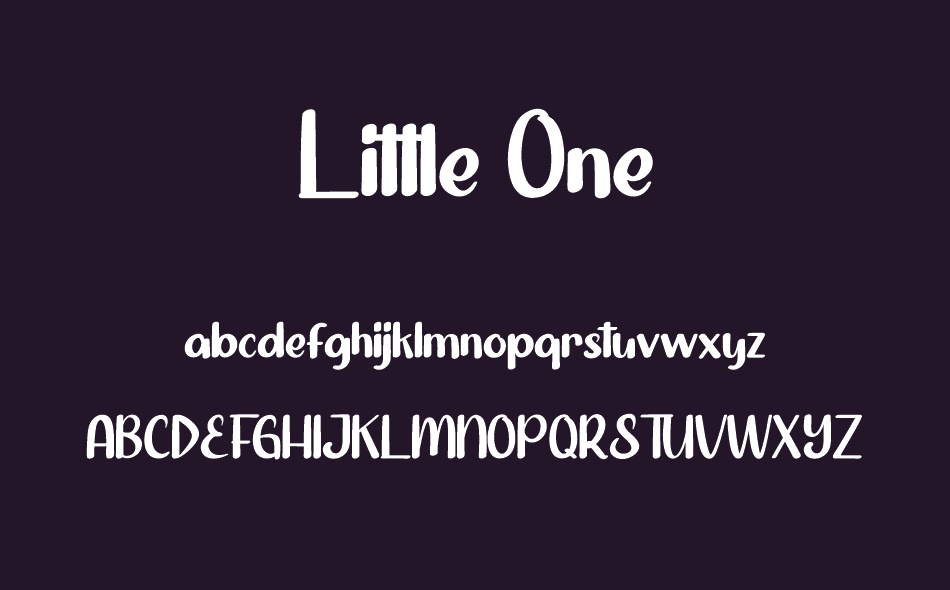 Little One font