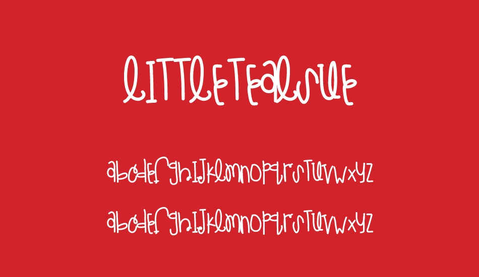 LittleTealSue font