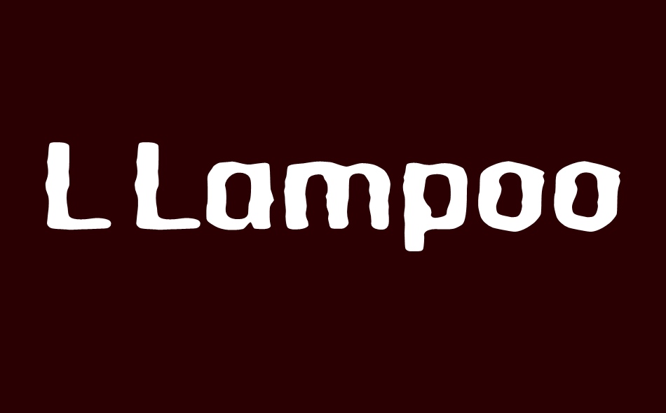 L Lampoo font big