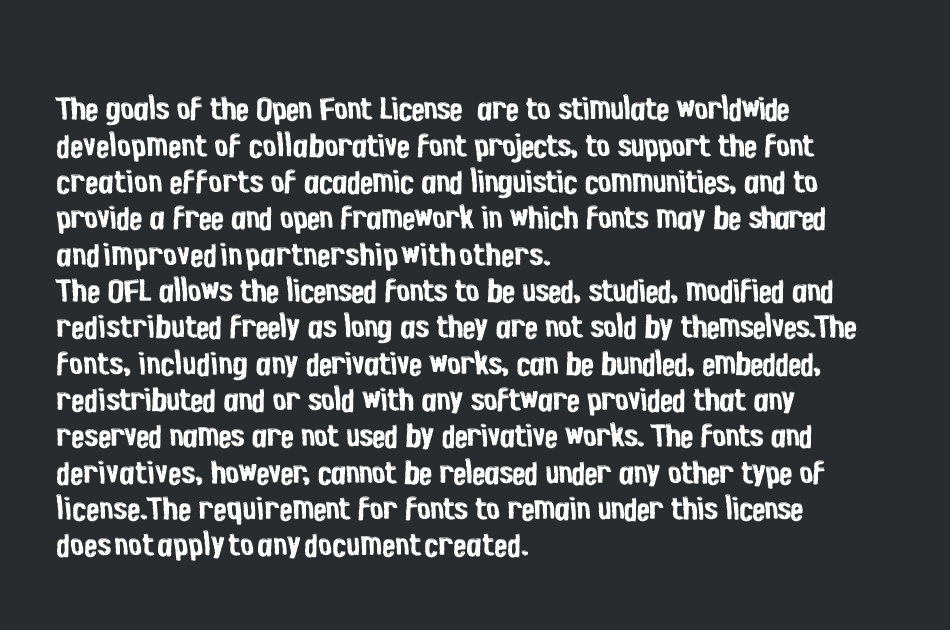 L Lezat font 1