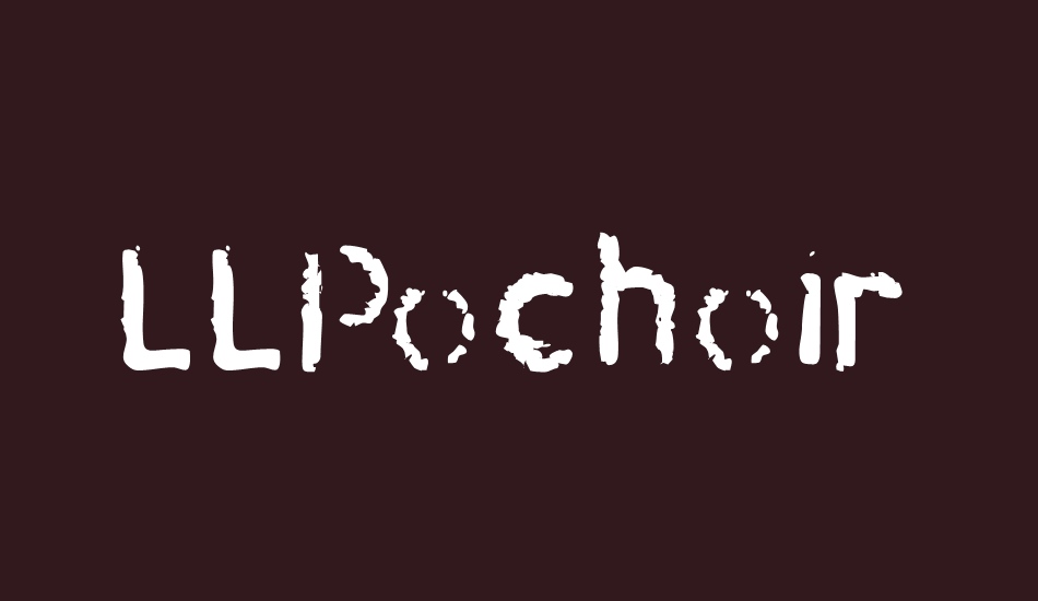 LLPochoir font big