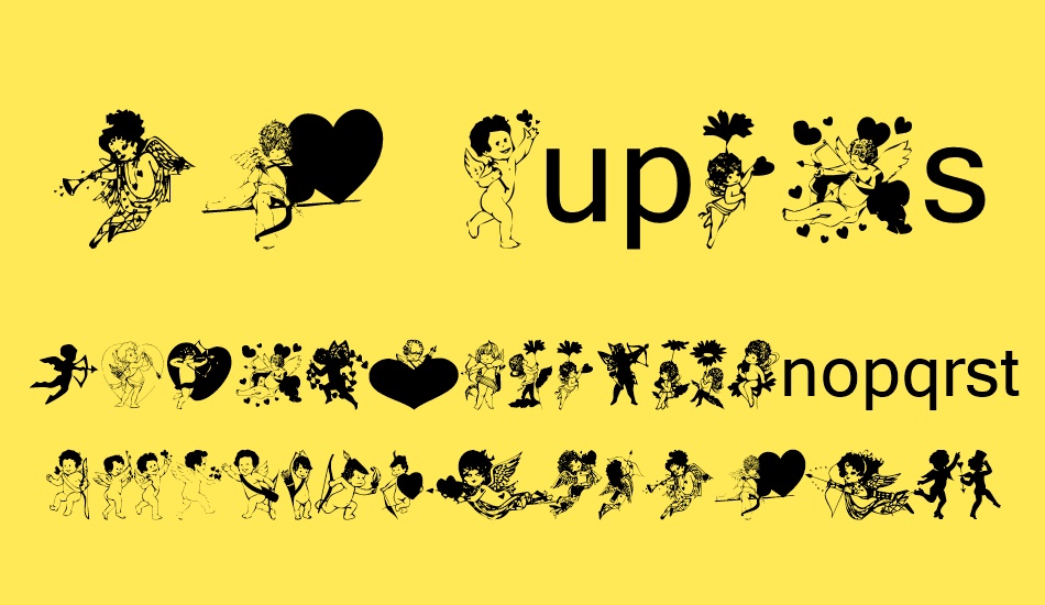 LM Cupids font