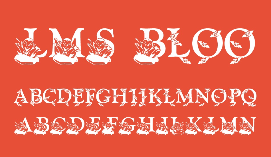 LMS Bloodsucker Proxy font