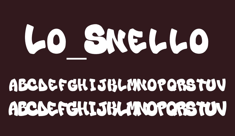 Lo_Snello font