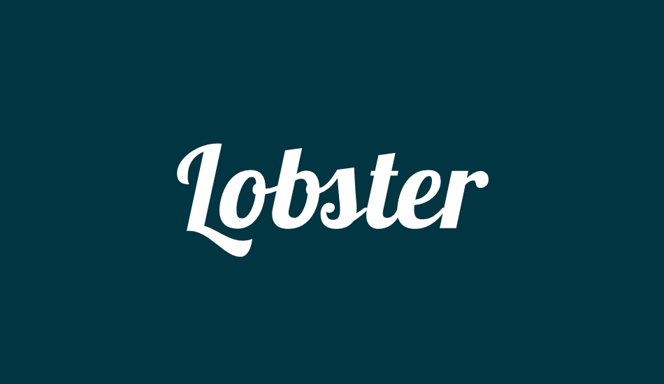 lobster font big