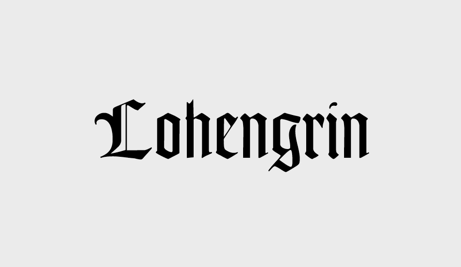 Lohengrin font big