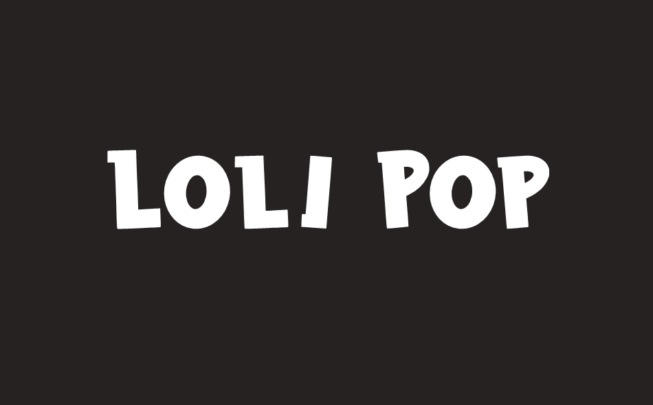 Loli Pop font big