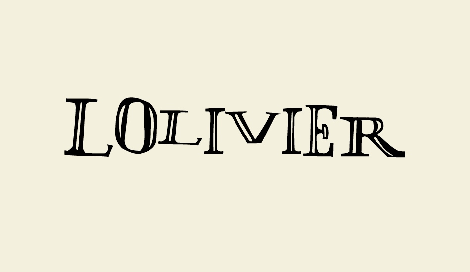 LOlivier font big