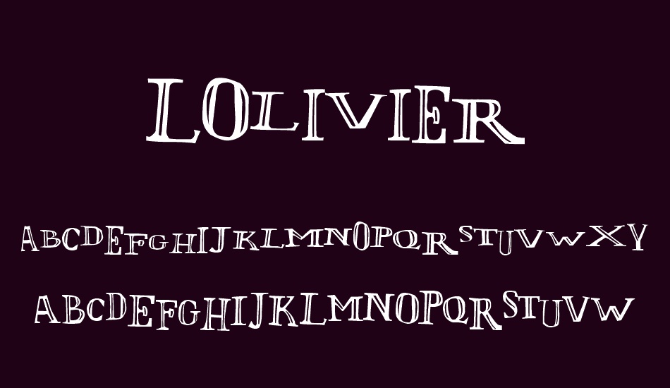 LOlivier font