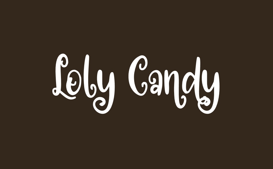 Loly Candy font big