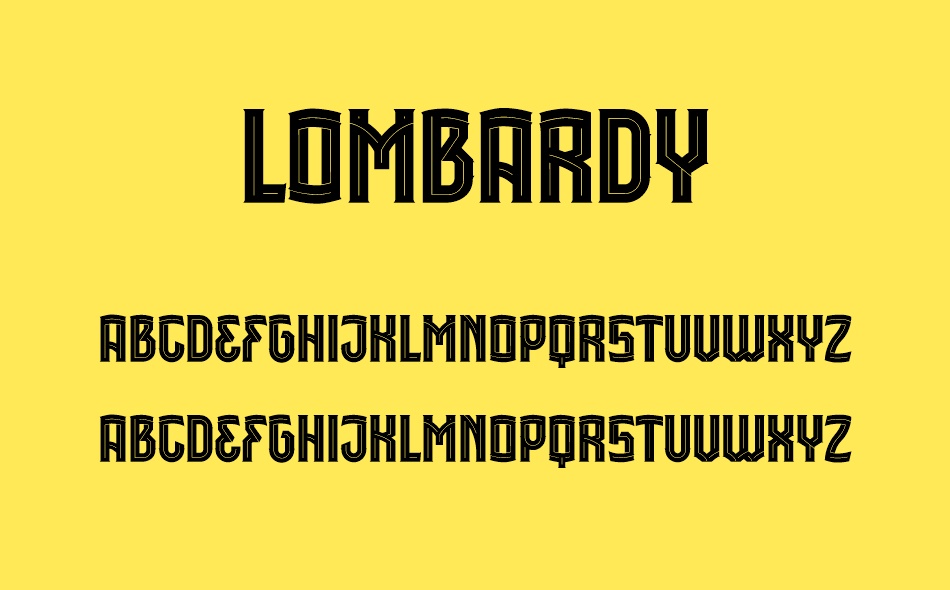 Lombardy font