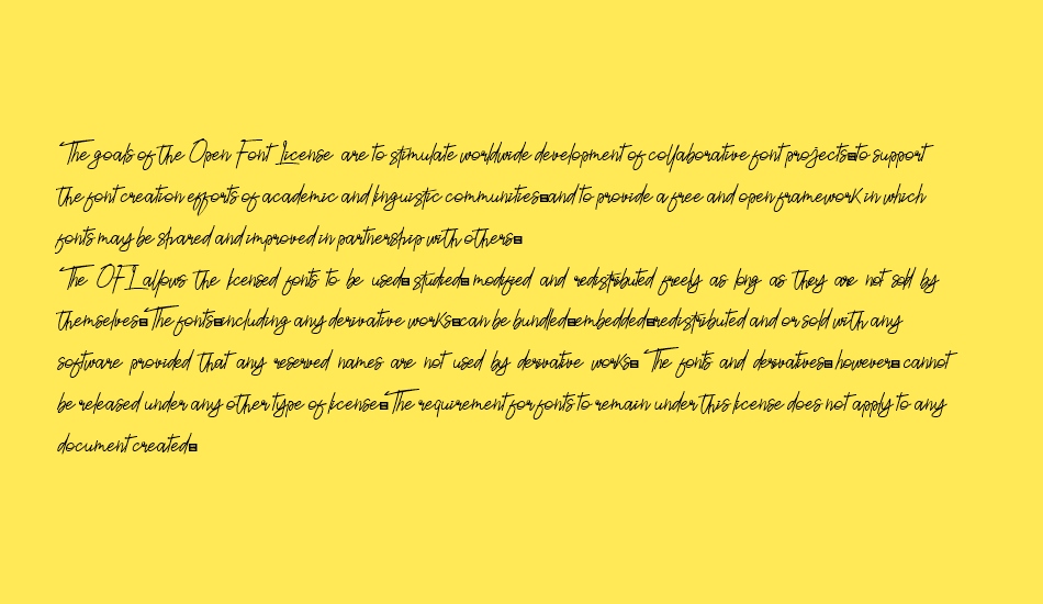 LOMESTY font 1