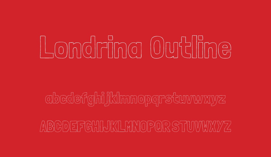 Londrina Outline font