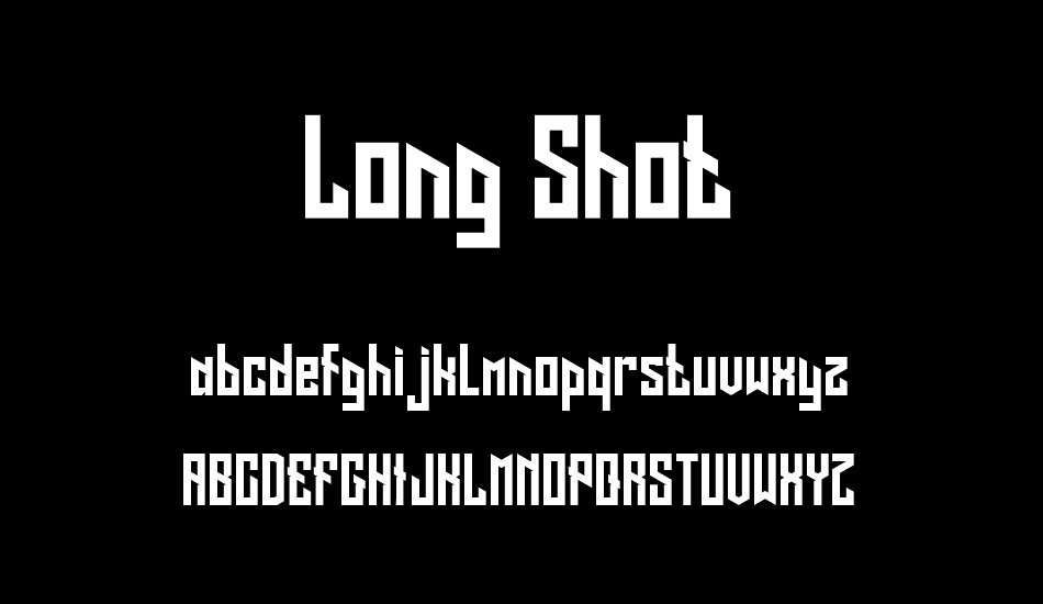 Long Shot font