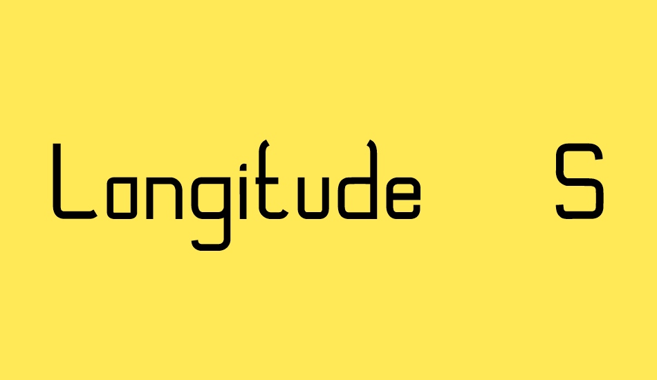 Longitude Swashes font big