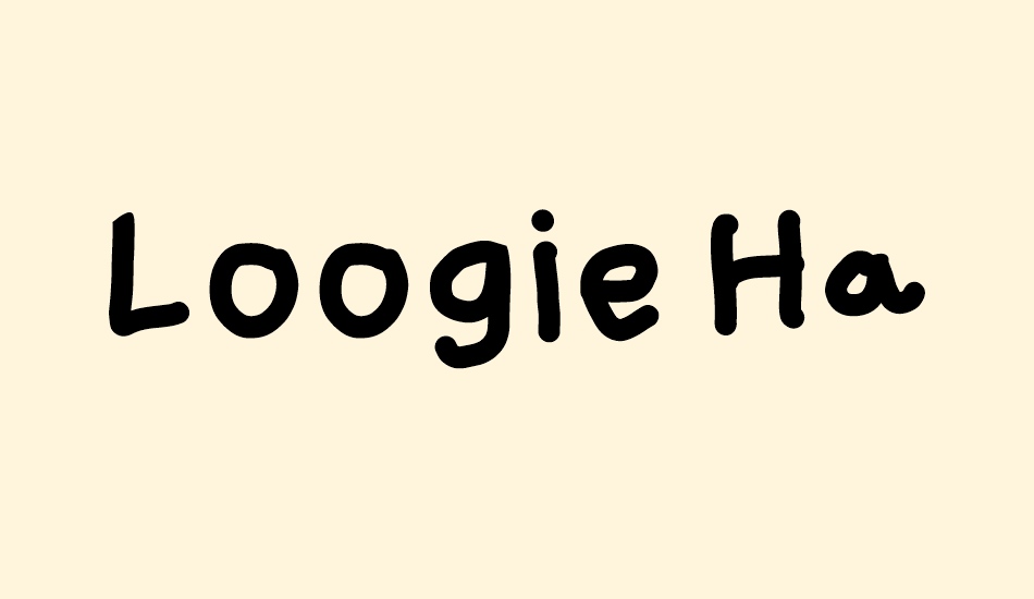 Loogie Hawk font big