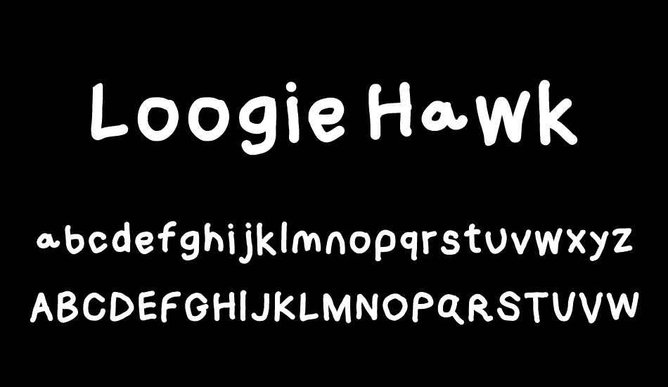 Loogie Hawk font