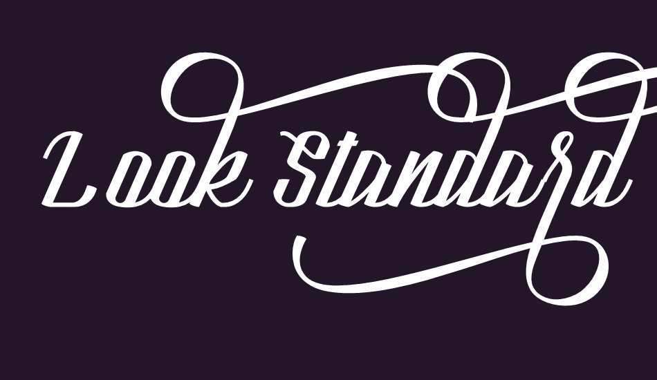 Look Standard font big