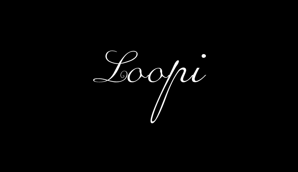 Loopi font big