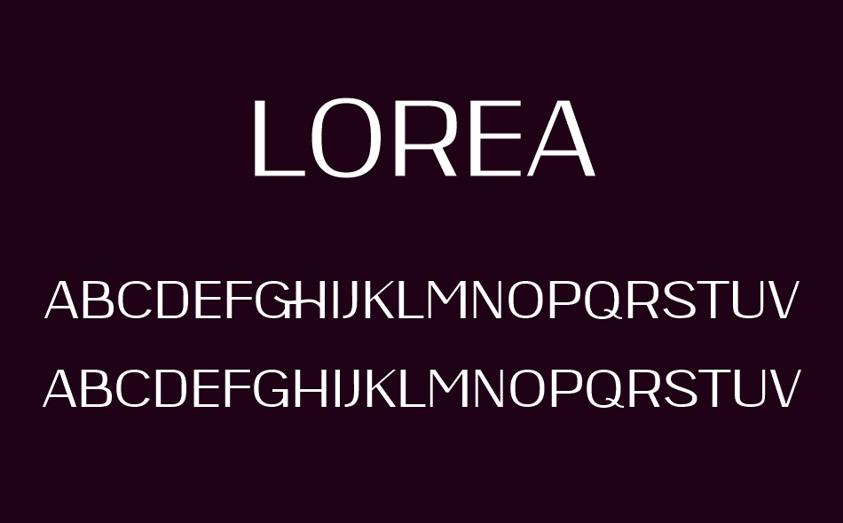 Lorea font