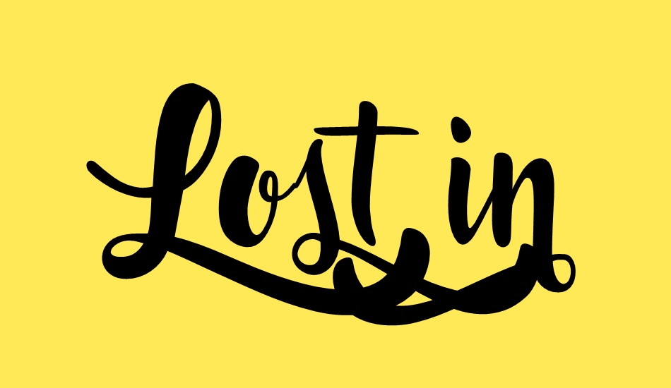 Lost in Wild font big