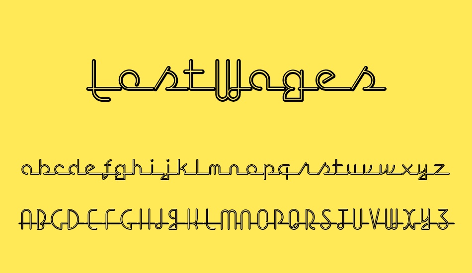 LostWages font