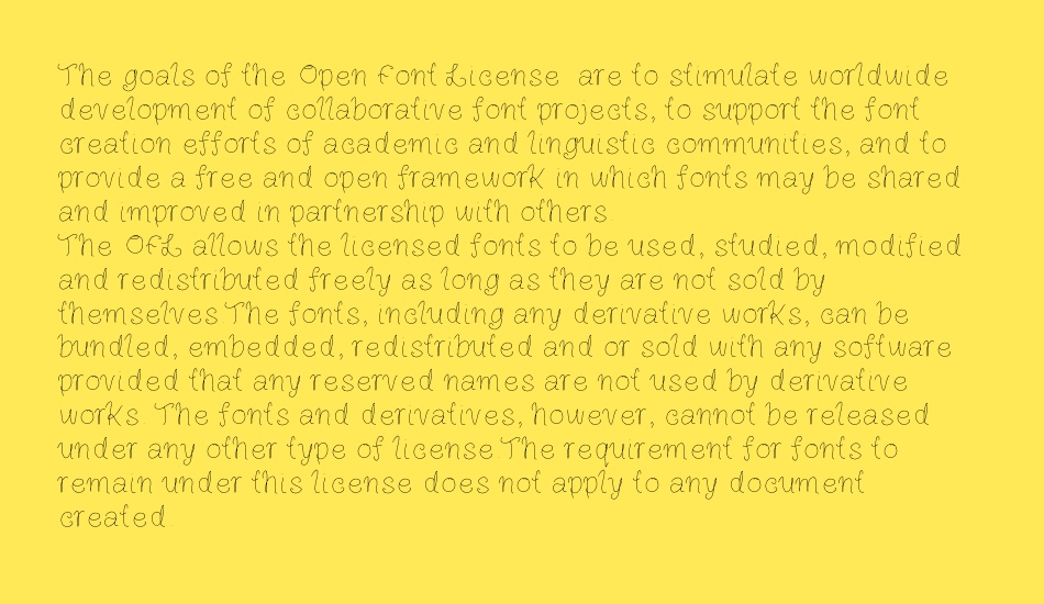 LouisesHand font 1