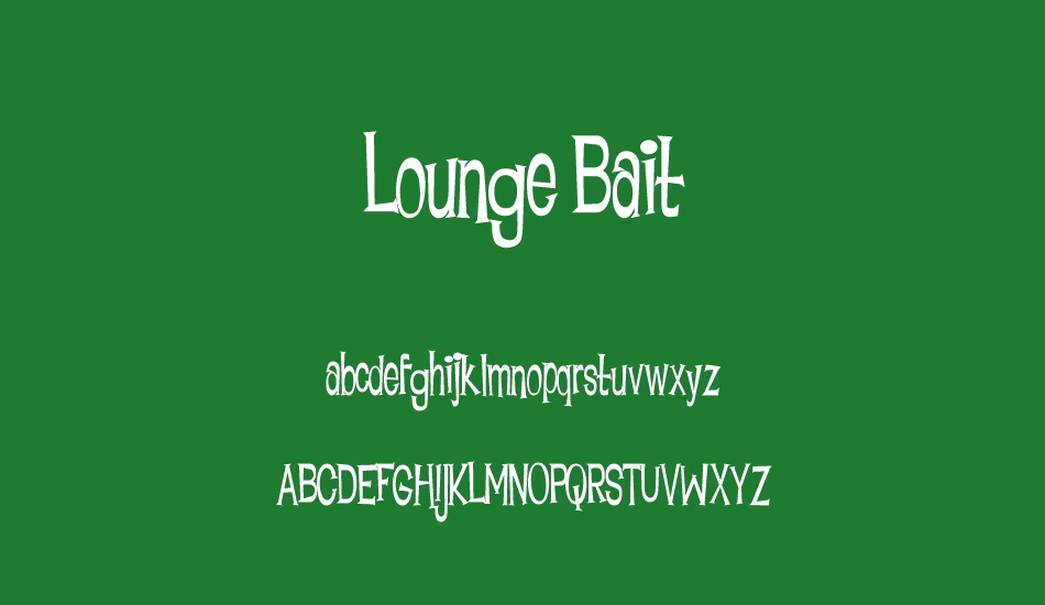 Lounge Bait font