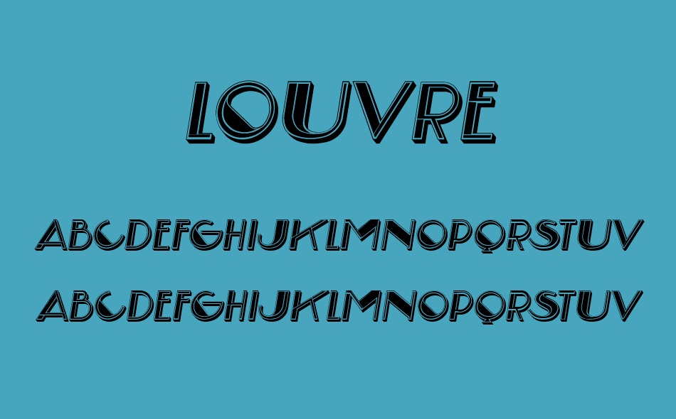 Louvre font