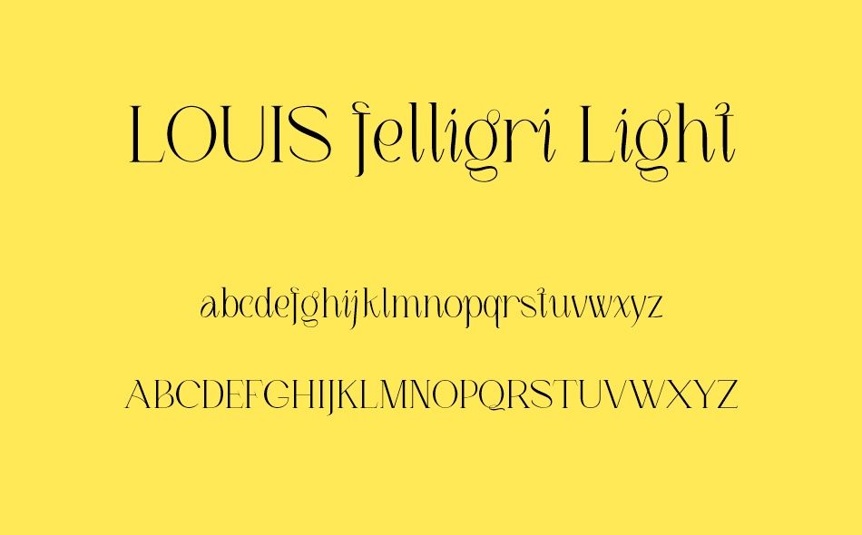 Louis Felligri font