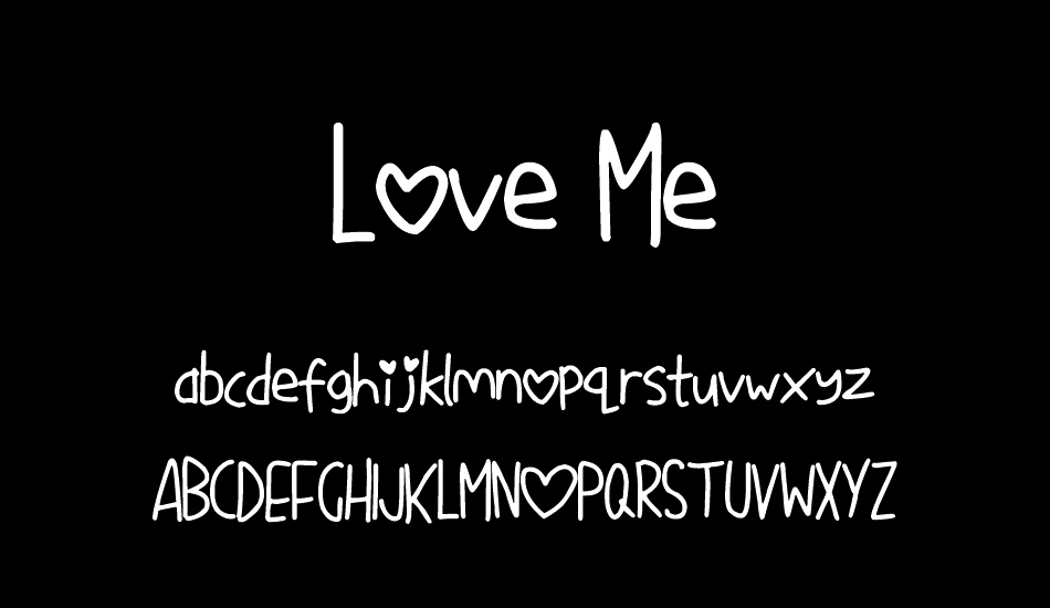 Love Me font