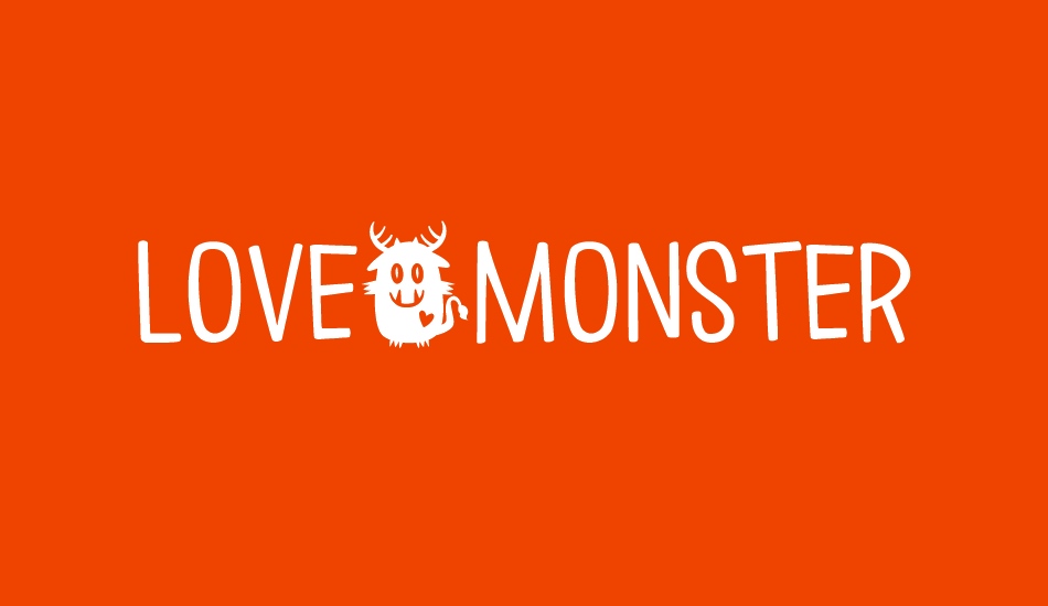 Love*Monster font big