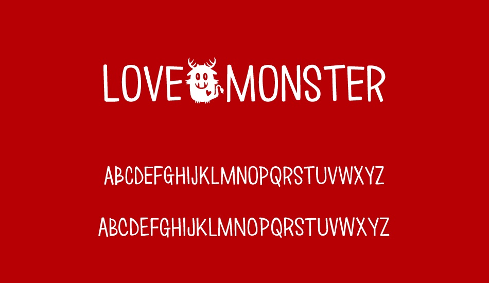 Love*Monster font