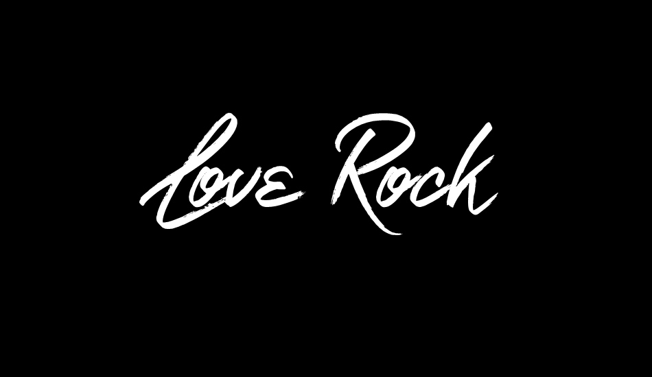 Love Rock font big