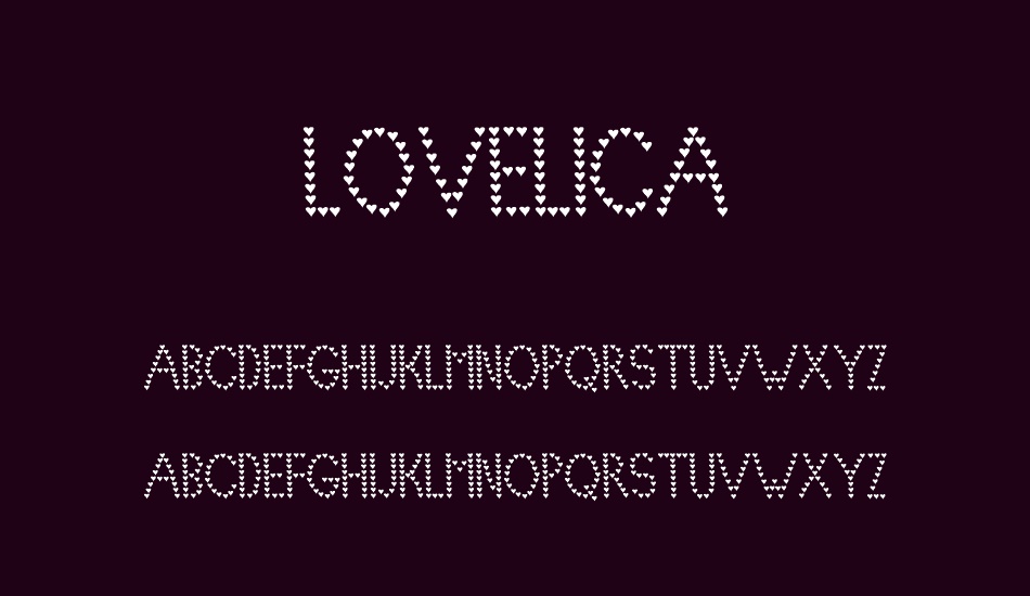 Lovelica font