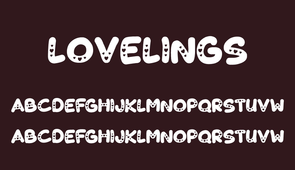 Lovelings font