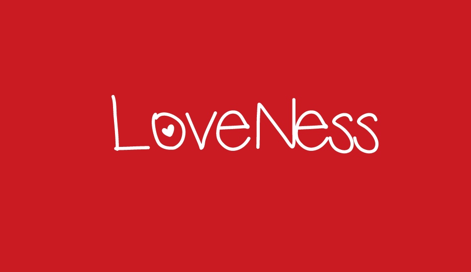 LoveNess free font