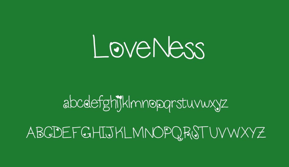 LoveNess font