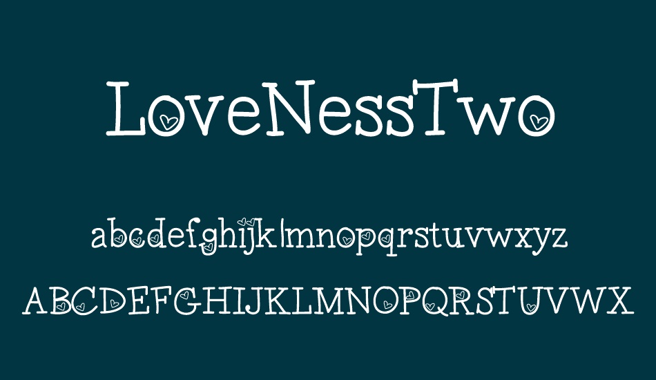 LoveNessTwo font