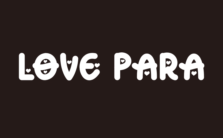 Love Paradise font big